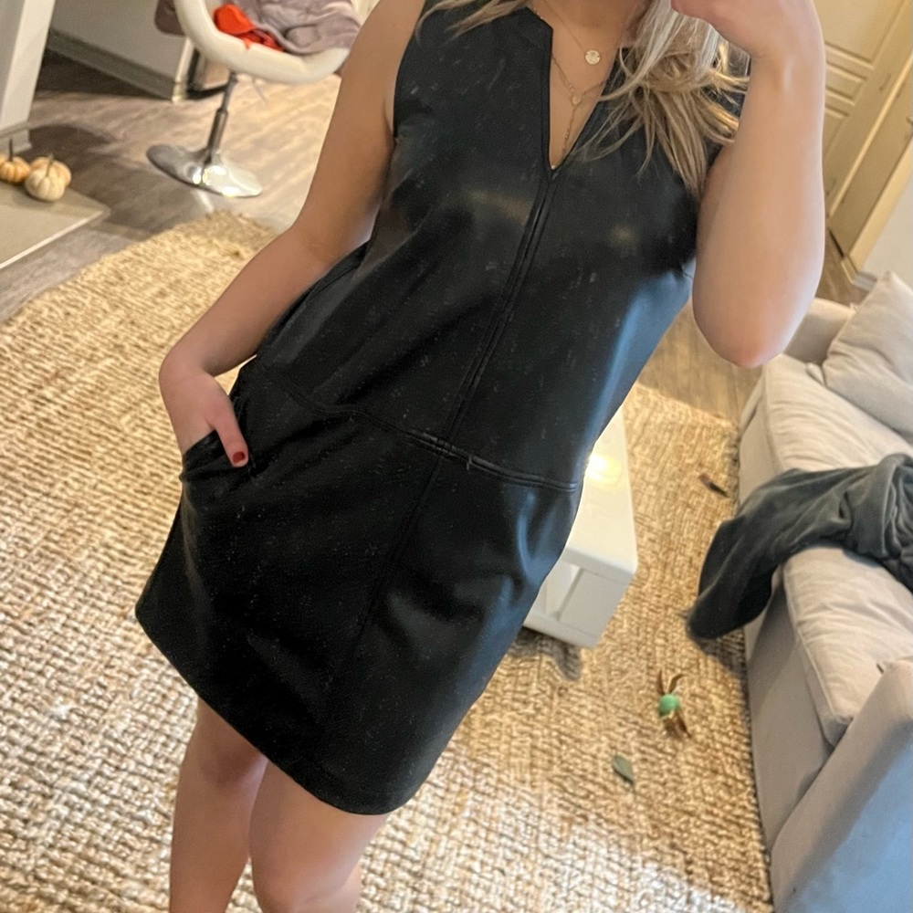 Michael Stars Leather Shift Dress